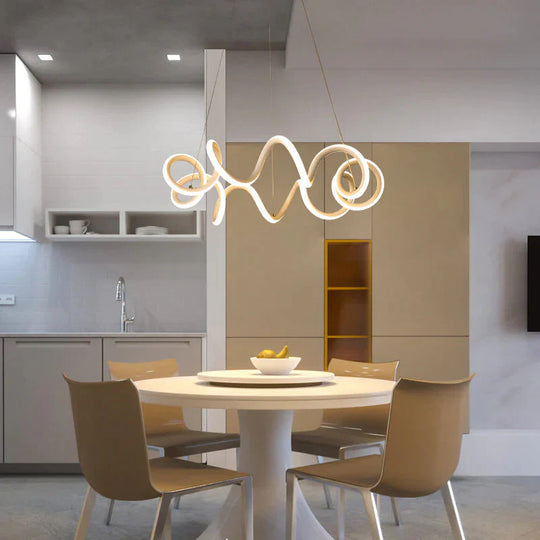 Creative Two - Headed Living Room Dining Led Chandelier Chandeliers Pendant