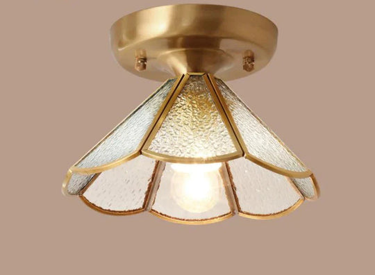 Modern Gateway Lamp Balcony Corridor All Copper Ceiling