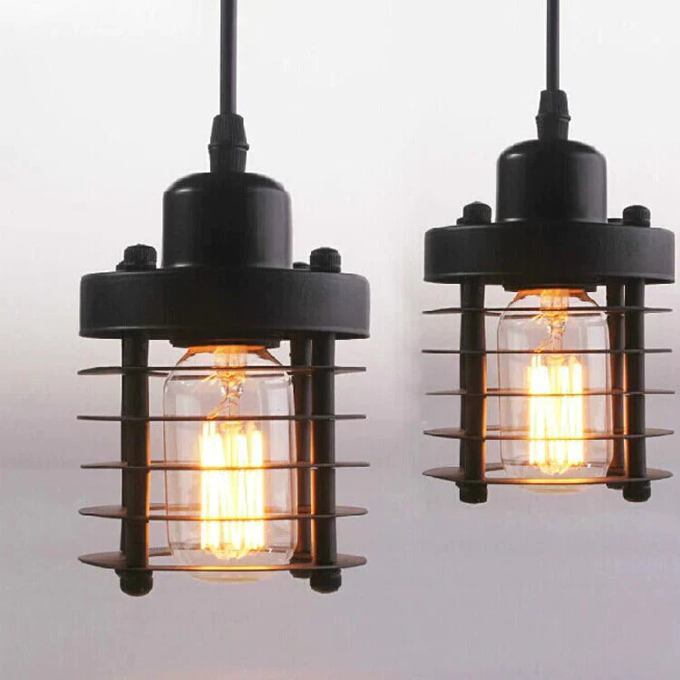 American Country Industry Wind Iron Single - Head Chandelier Pendant