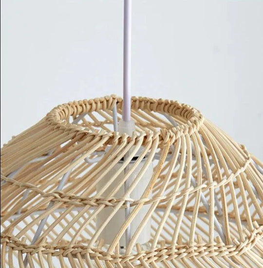 Garden Homestay Led Living Room Rattan Chandelier Pendant