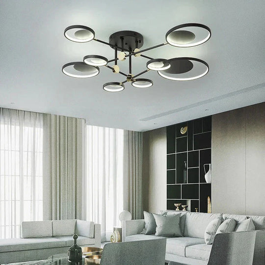 Simple Modern Home Atmosphere Living Room Led Ceiling Lamp Creative Personality Bedroom Study