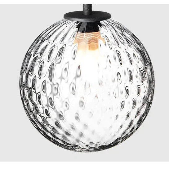 Simple Bedside Chandelier Creative Glass Ball Dining Room Bedroom Clothing Store Pendant