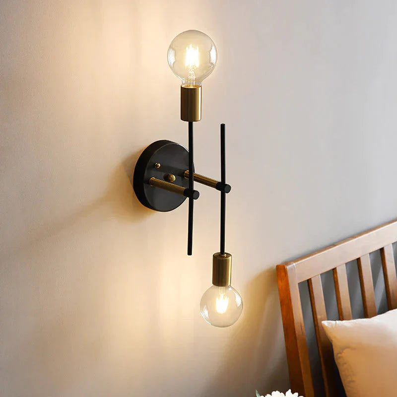 Nordic Room Bedroom Bedside Lamp Aisle Copper Ceiling