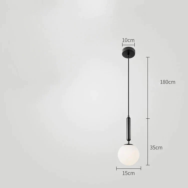 Modern Simple Bar Lamp Aisle Bedside Restaurant Small Chandelier Creative Personality Nordic