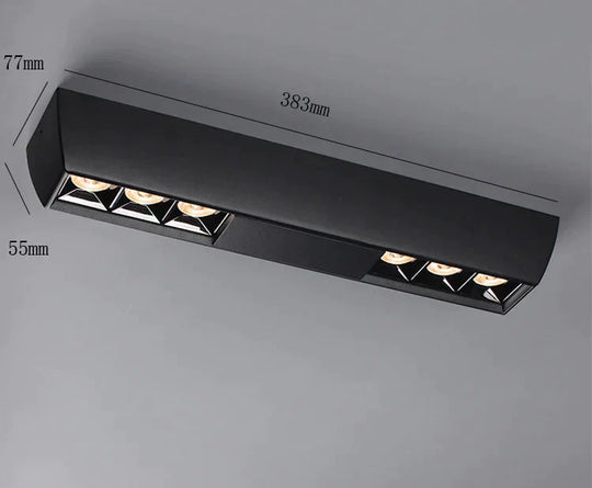 Led Strip Mounted Spotlights Simple And Fashionable Living Room Office Ceiling - Mounted Linear