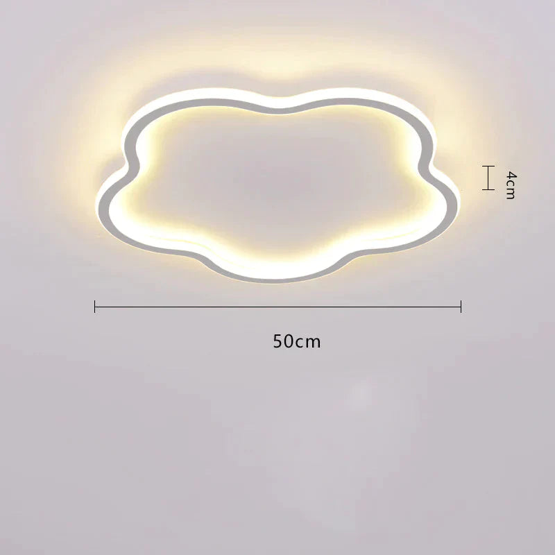 Ceiling Lamp Bedroom Main Simple Modern Led Ultra - Thin Minimalist Ins Style Lamps White / Dia50Cm