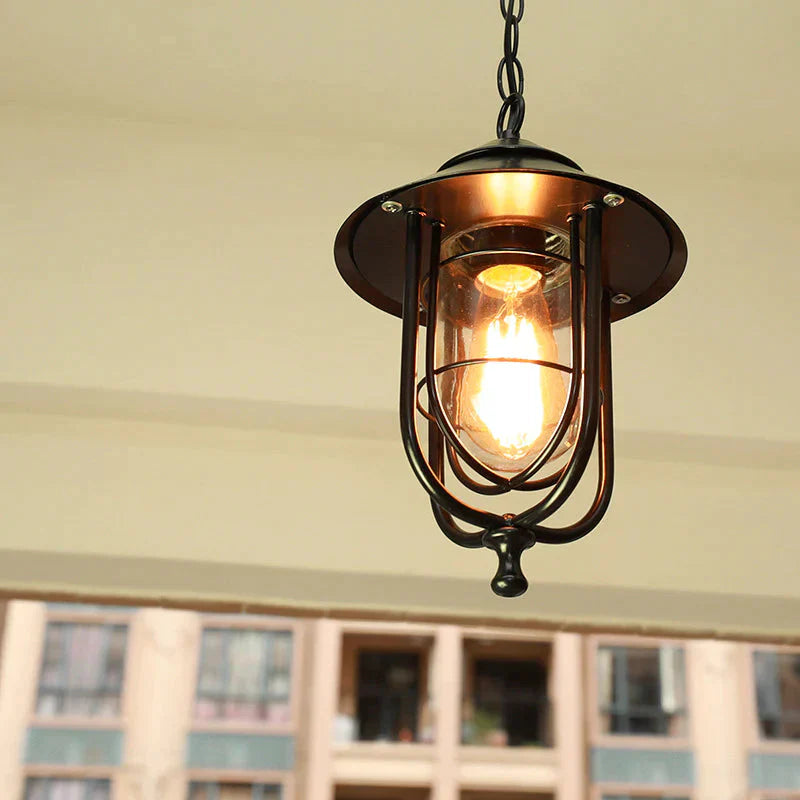 Outdoor Chandelier Waterproof Simple Balcony Garden Corridor Villa Home Courtyard Pavilion Lamp