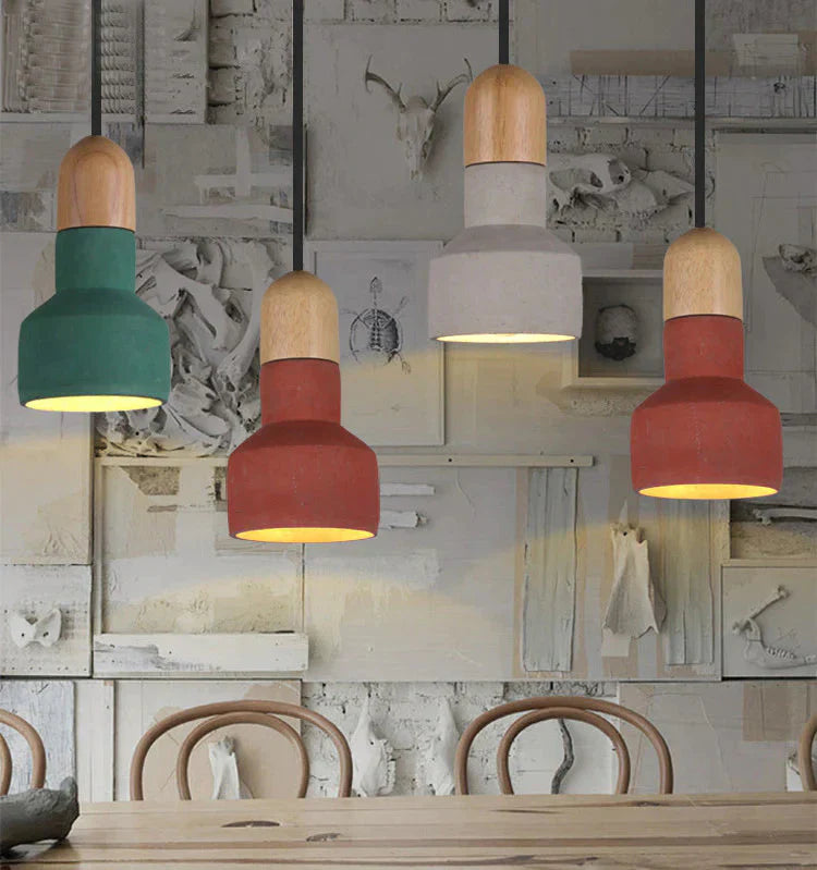 Loft Industrial Retro Nordic Chandelier American Country Personality Creative Cement Pendant