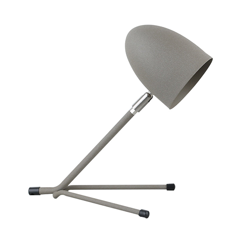 Mia - Rotatable Bullet Head Task Lighting Nordic Metal Single Silver Grey/Black Desk Lamp With
