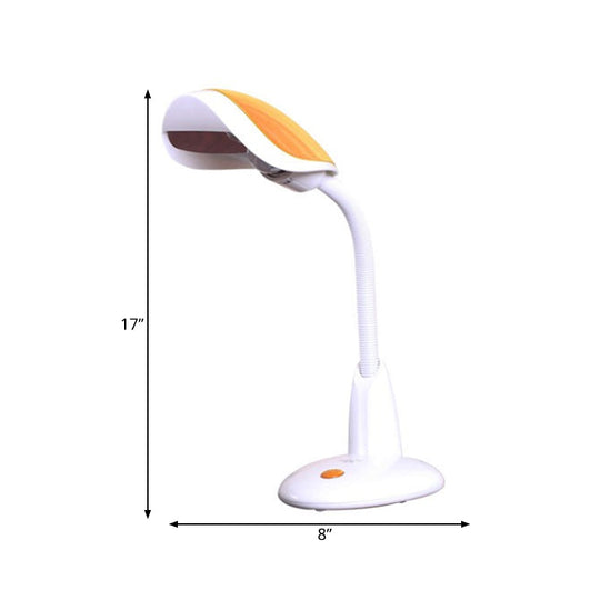 Laura - White - Orange Table Lamp