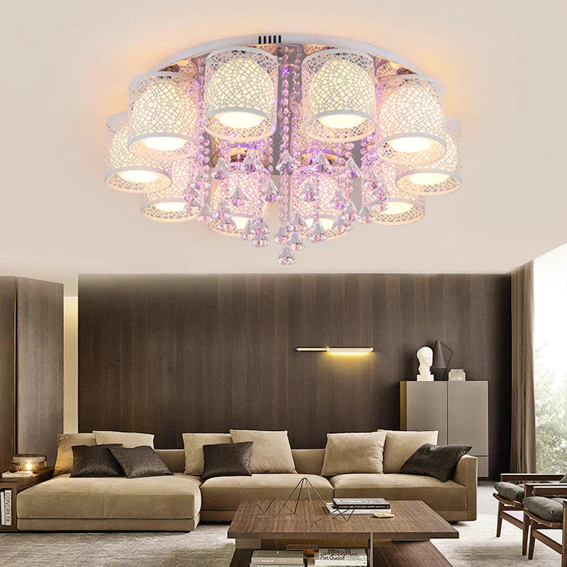 Simple Atmosphere Living Room Home Creative Light In The Bedroom Dining Lights Crystal Led Ceiling