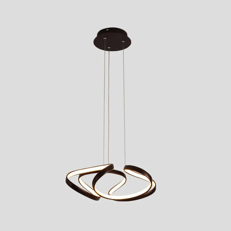 Minimalist Led Hanging Light Pendant In Warm/White