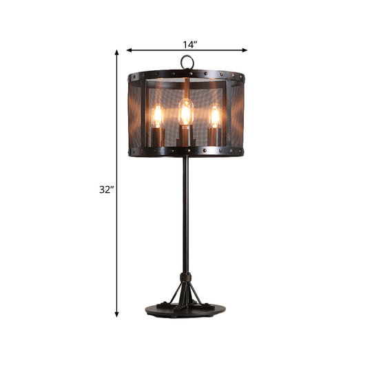 Alfecca Meridiana - Black Table Lamp