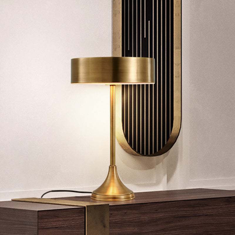 Laëtitia - Metallic Table Light Colonial Brass Finish Bedside Lighting