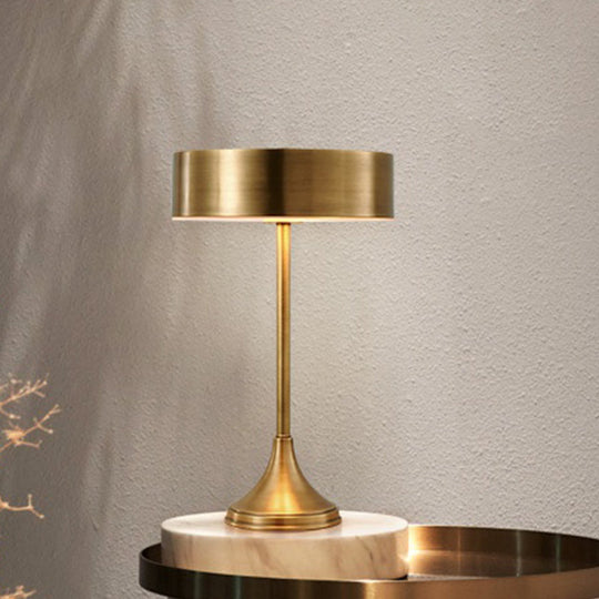 Laëtitia - Metallic Table Light Colonial Brass Finish Bedside Lighting