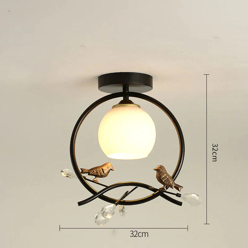 Hallway Light Entrance Porch Cloakroom Corridor Bar Balcony Lamp Creative Bird Ceiling Lighting