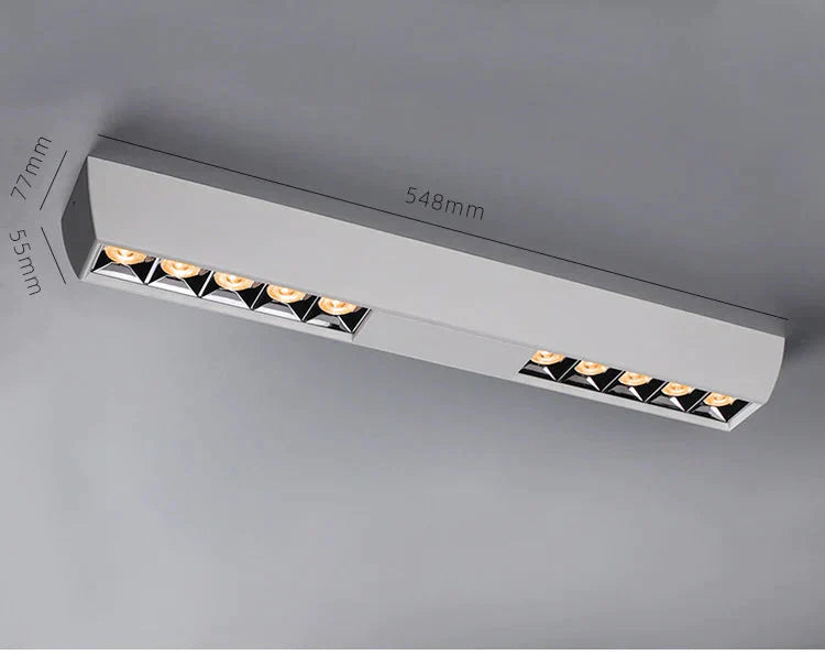 Led Strip Mounted Spotlights Simple And Fashionable Living Room Office Ceiling - Mounted Linear