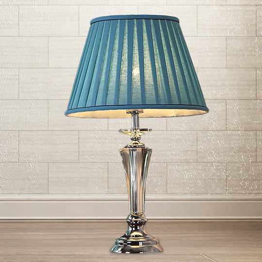 Justine - Blue/White Table Lamp Blue