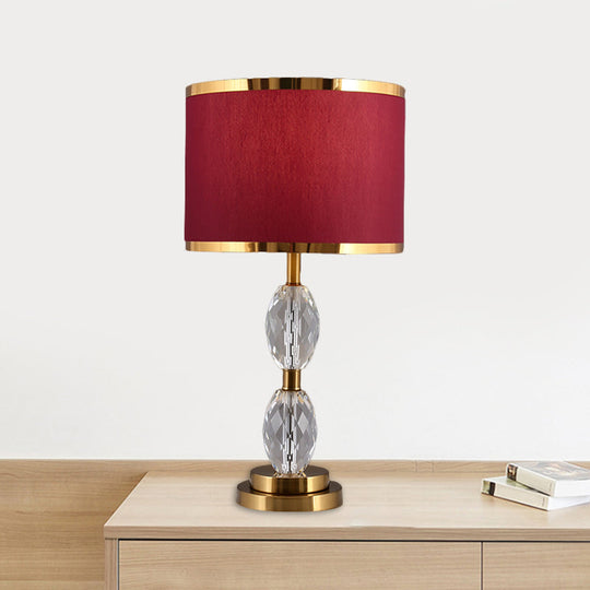 Magalie - Traditional Table Lamp Red