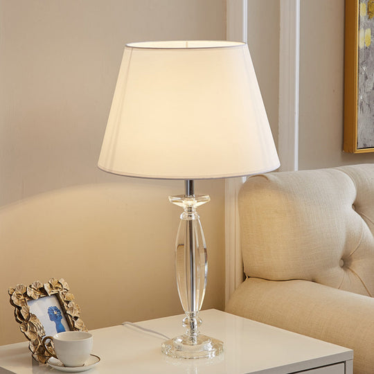 Francesca - White/Flaxen/Coffee Table Lamp White