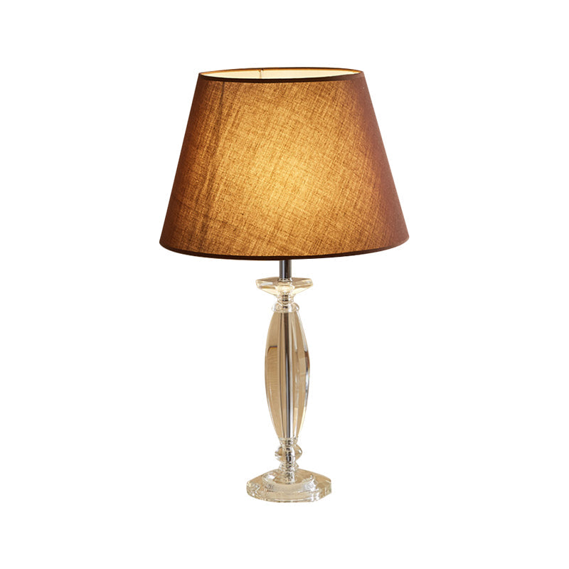 Francesca - White/Flaxen/Coffee Table Lamp