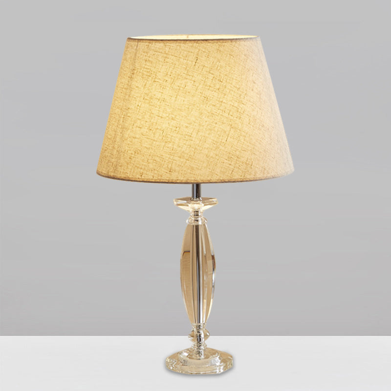 Francesca - White/Flaxen/Coffee Table Lamp