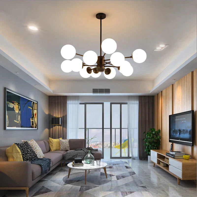 Nordic Living Room Chandelier Light Luxury Lamps Pendant