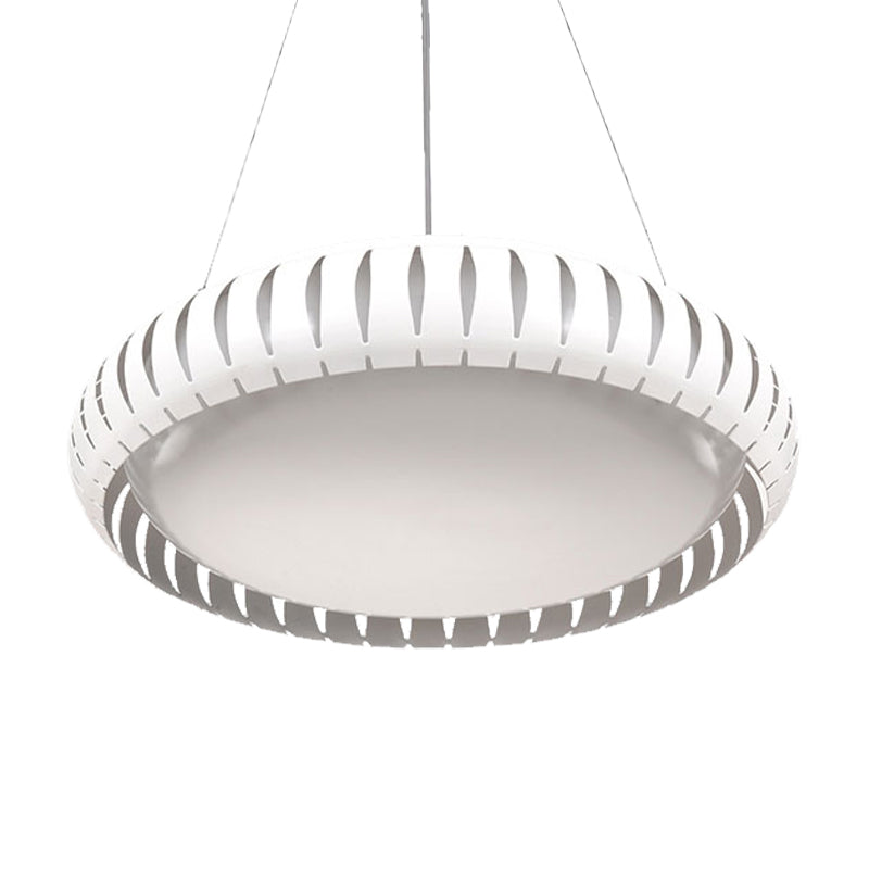 Margot - Stylish Modern Round Ceiling Pendant Light Metal Led Gold/Black/White Hanging Lamp In