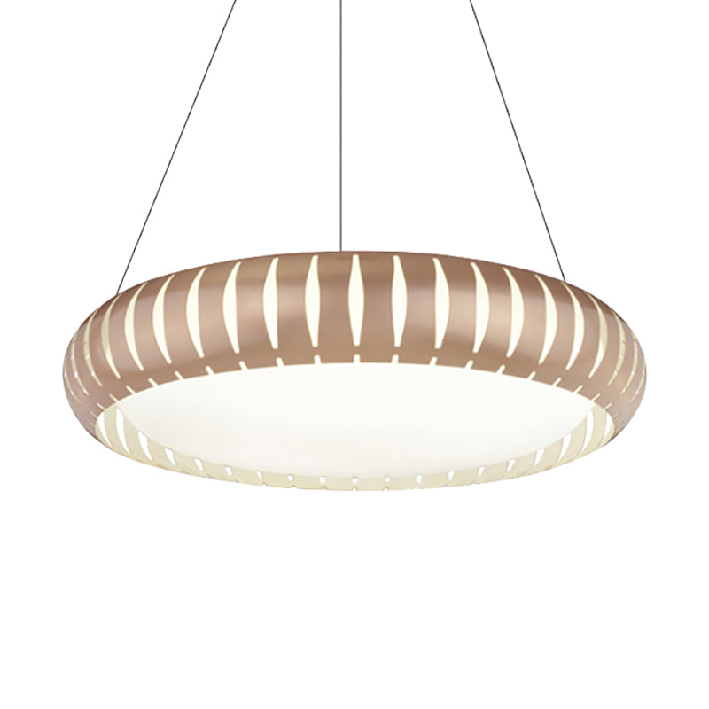 Margot - Stylish Modern Round Ceiling Pendant Light Metal Led Gold/Black/White Hanging Lamp In