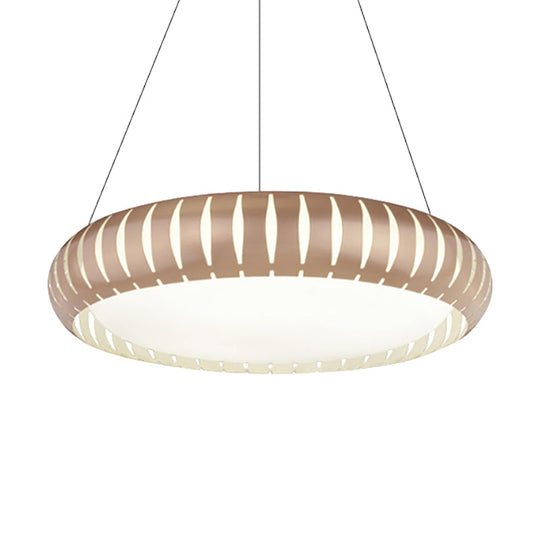 Margot - Stylish Modern Round Ceiling Pendant Light Metal Led Gold/Black/White Hanging Lamp In