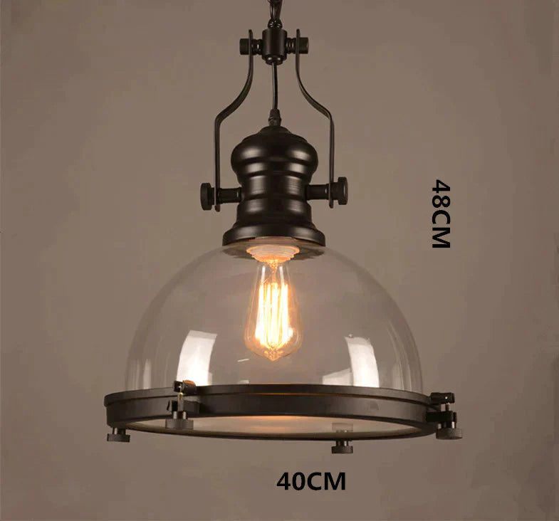 Retro Chandelier Creative Personality L Coffee Restaurant Living Room Bar Glass Lamps F / No Bulb