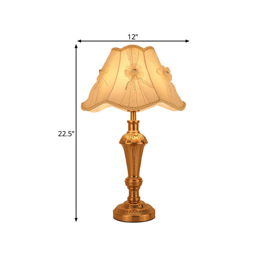 Elena - Floral/Conical Table Lamp