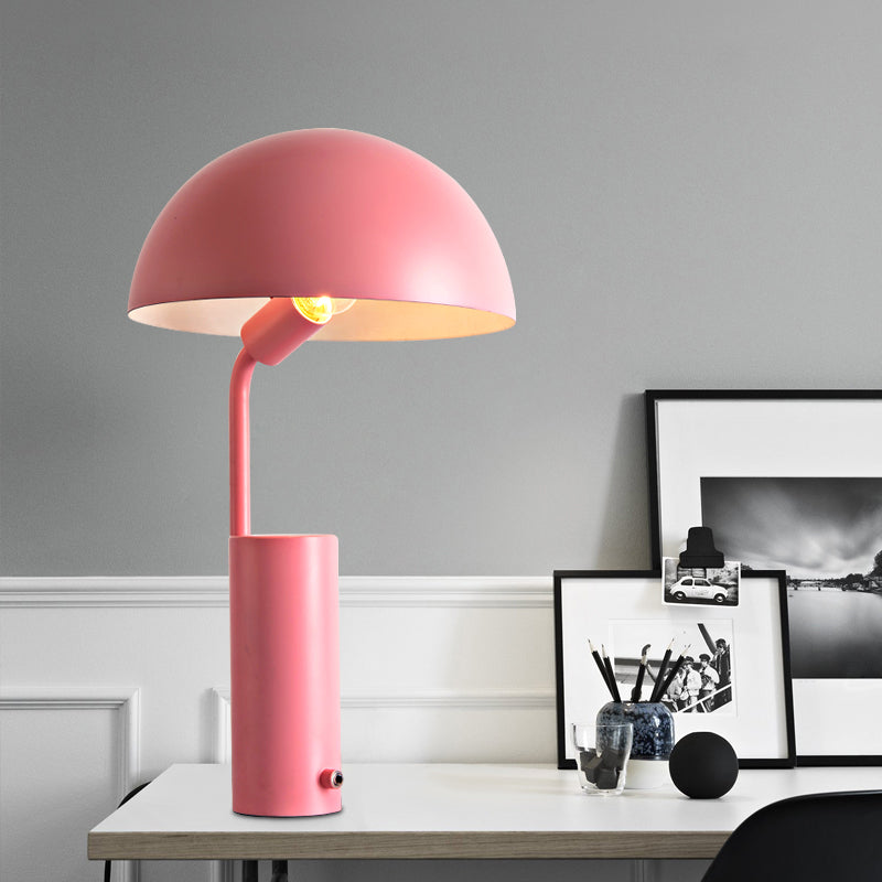 Alnasl - Iron Night Task Lighting Modernist 1 - Light Black/White/Pink Desk Light