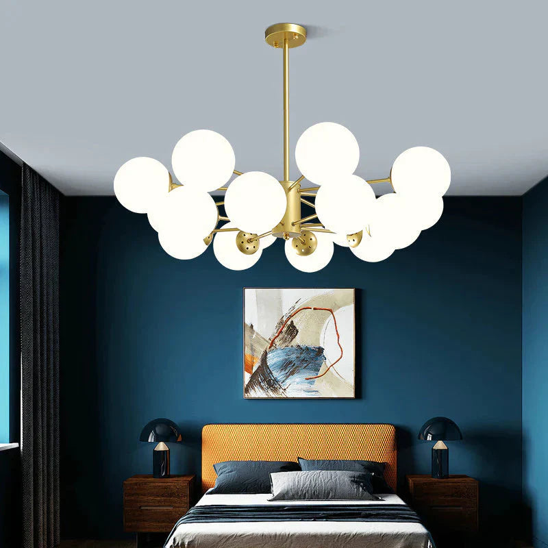 Nordic Living Room Chandelier Light Luxury Lamps Pendant