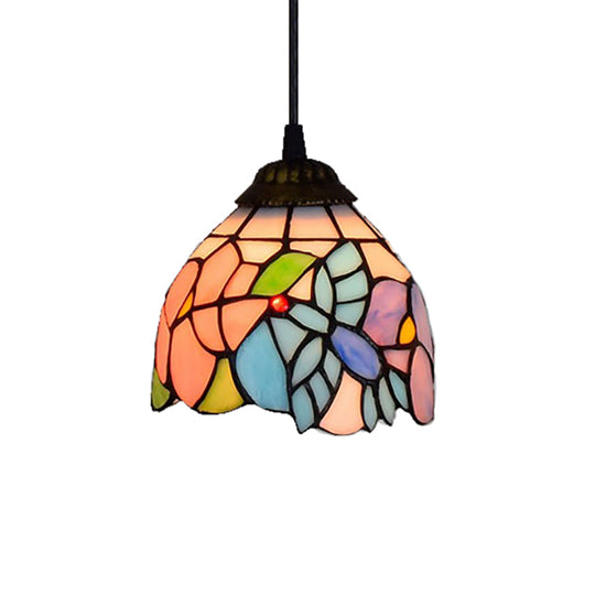 Serenity - Tiffany Dragonfly Ceiling Pendant Lamp Stunning Stained Glass Dining