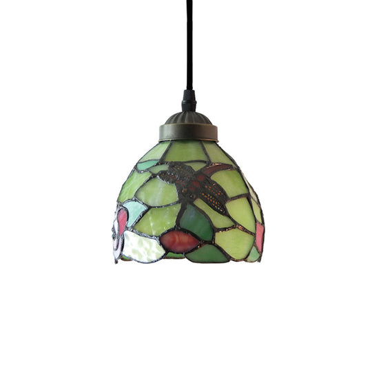 Serenity - Tiffany Dragonfly Ceiling Pendant Lamp Stunning Stained Glass Dining