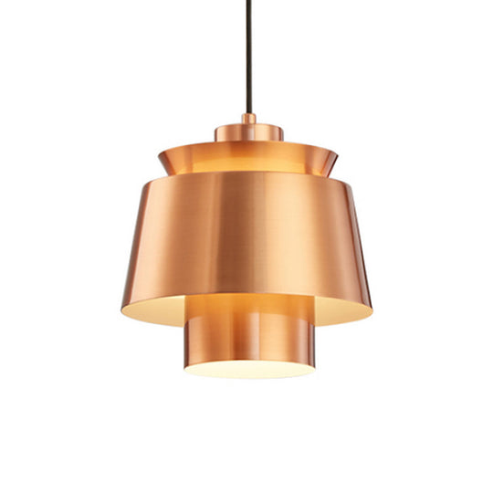 Enif - Modernist Style Tapered Hanging Light Fixture Metallic Pendant Lamp