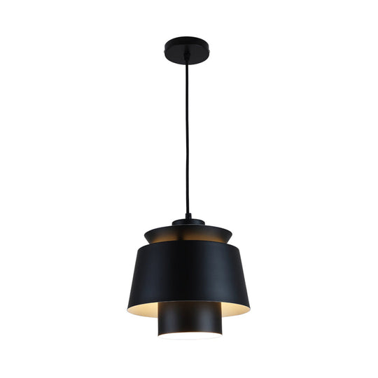 Enif - Modernist Style Tapered Hanging Light Fixture Metallic Pendant Lamp