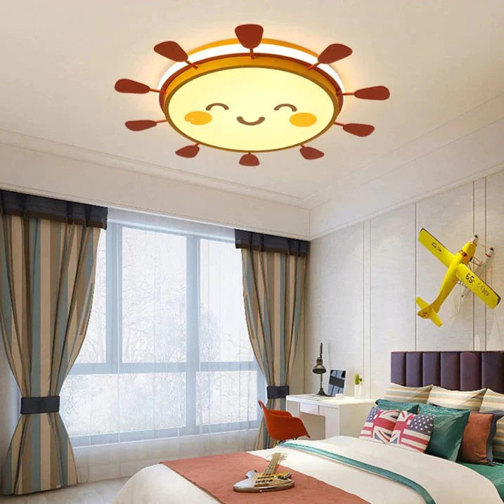 Nordic Bedroom Children’s Cute Led Ceiling Lamp