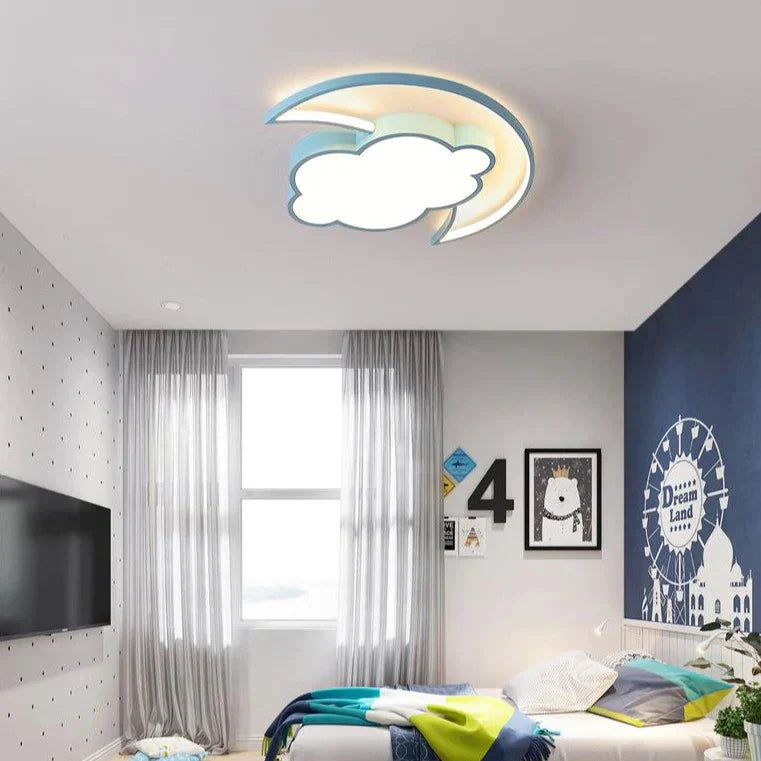 Simple Modern Bedroom Cloud Ceiling Lamp