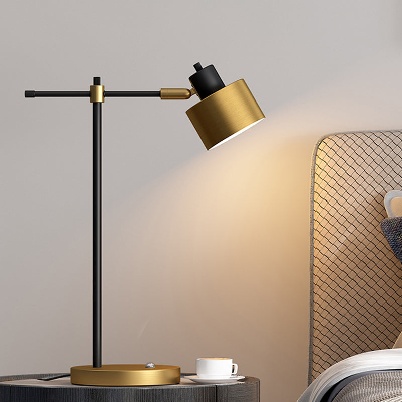 Elisa - Contemporary Metal 1 - Light Brass Table Lamp