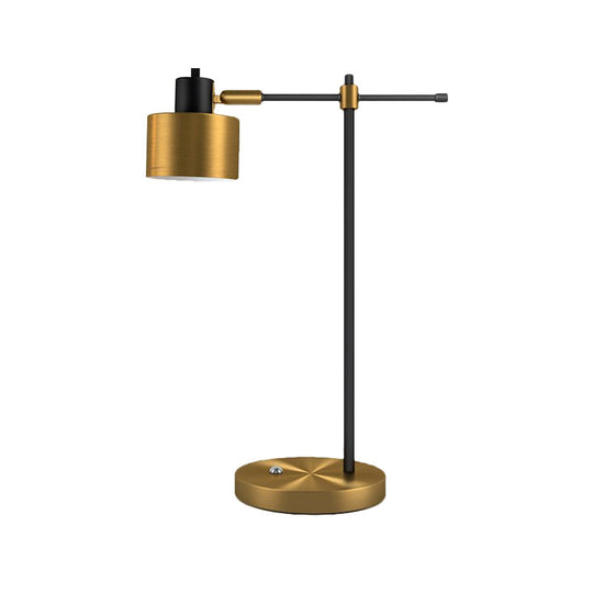 Elisa - Contemporary Metal 1 - Light Brass Table Lamp