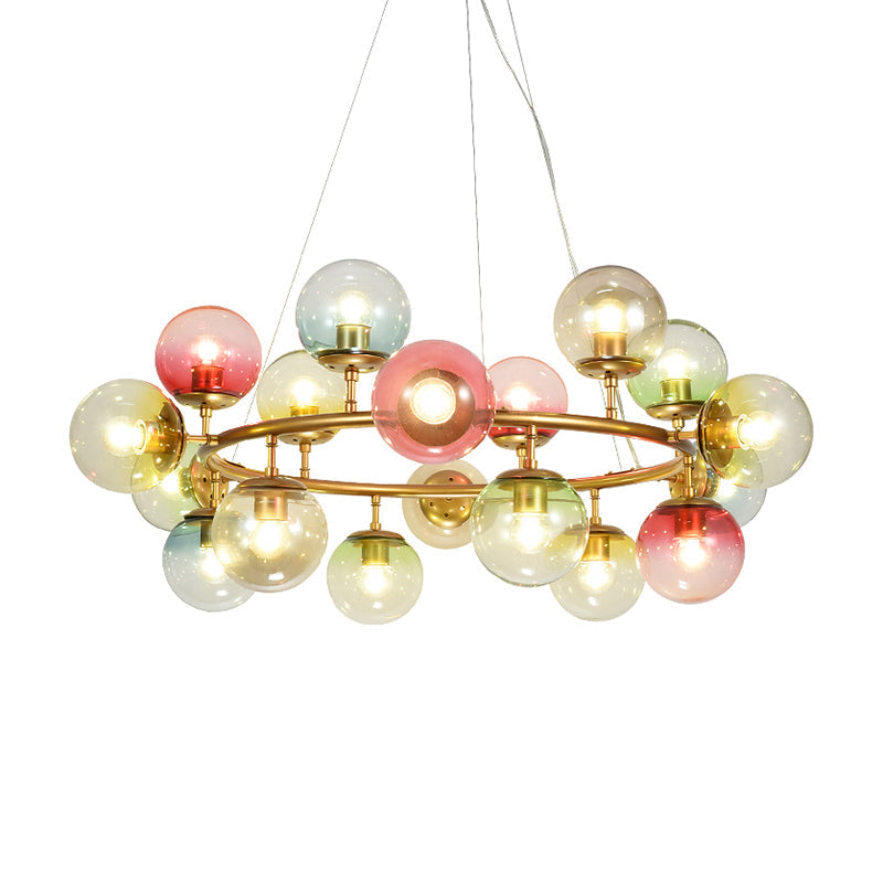 Sparkling Symphony: Multi - Colored Chandelier Illuminates Your Child’s Dreams Pendant Lighting