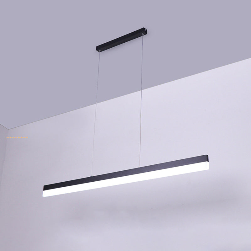 Minimalistic Linear Acrylic Down Lighting Bar Pendant Light