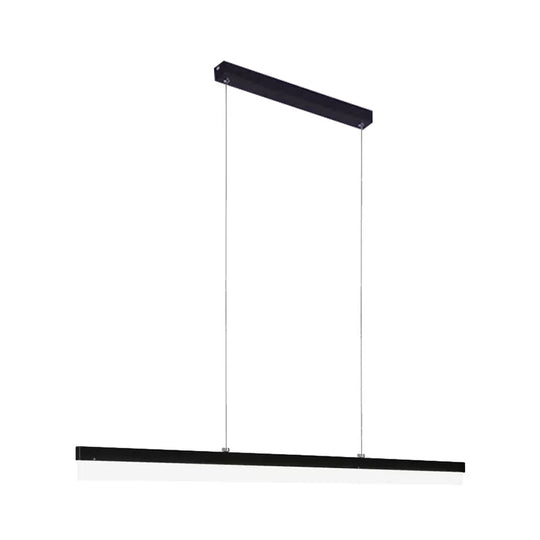 Minimalistic Linear Acrylic Down Lighting Bar Pendant Light