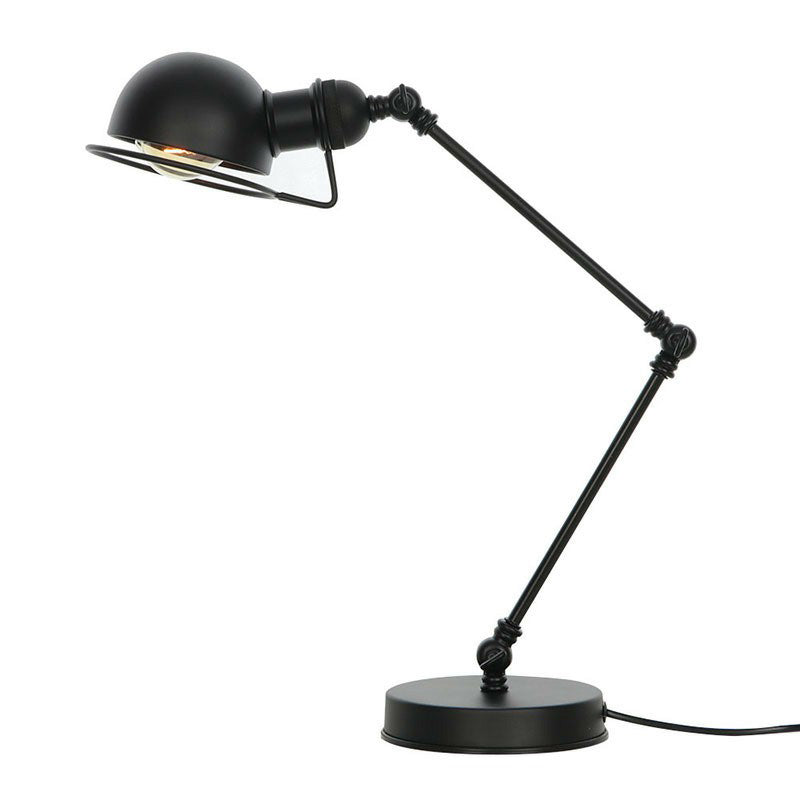 Clara’s Timeless Embrace: Vintage Swing Arm Lamp For Chic Ambiance Black
