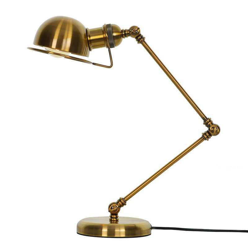 Clara’s Timeless Embrace: Vintage Swing Arm Lamp For Chic Ambiance Brass