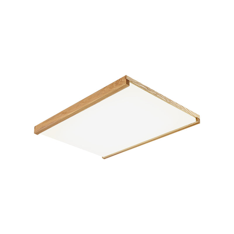 Nordic Square Flushmount Led Ceiling Light In Warm/White - 14.5’/25.5’/38’ Wide Acrylic