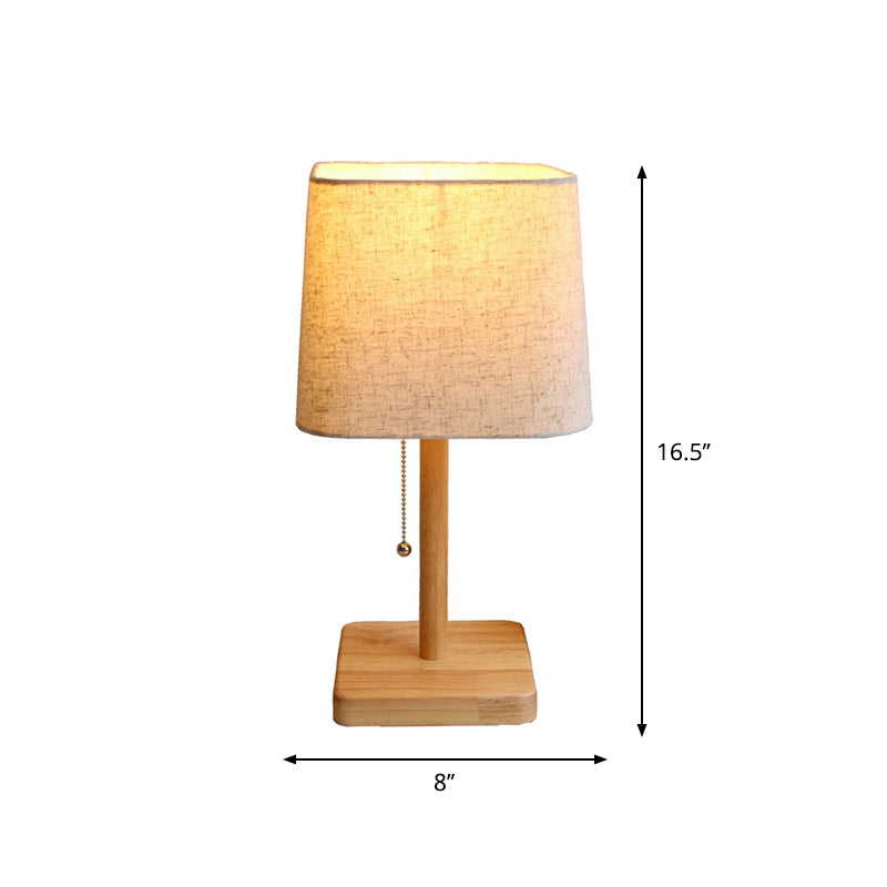 Alkurah - 1 - Light Bedroom Pull Chain Table Lamp