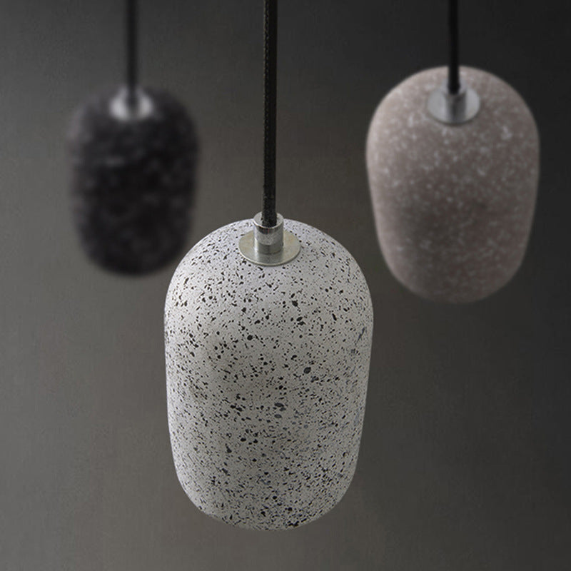 Modern Design Black/Grey/White Led Ceiling Hang Lamp In Warm/White Light White / Warm Pendant